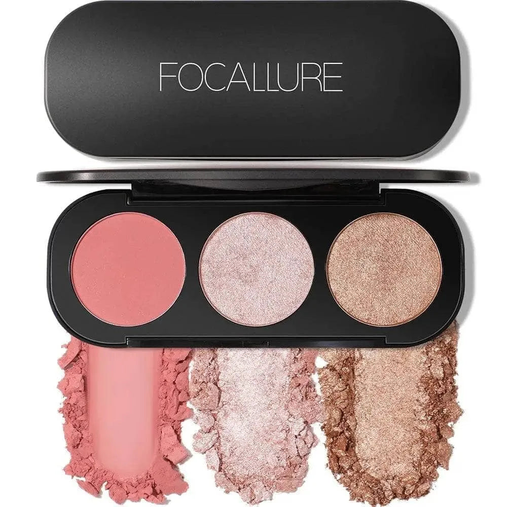 3in1 Blush and Highlighter Palette