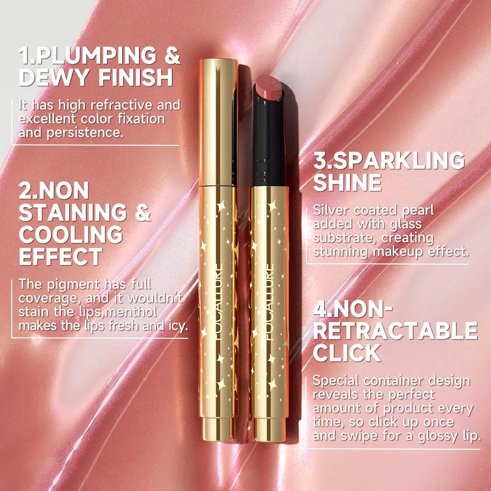 Sparkling Gem Lip Gloss Stick