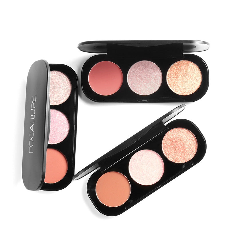 3in1 Blush and Highlighter Palette