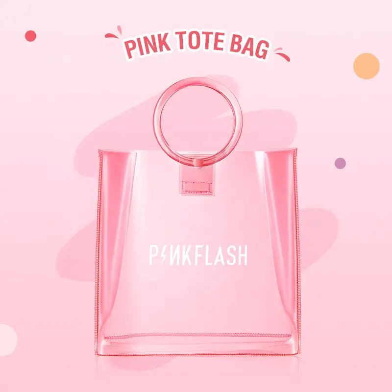 Pink Clear Tote Bag