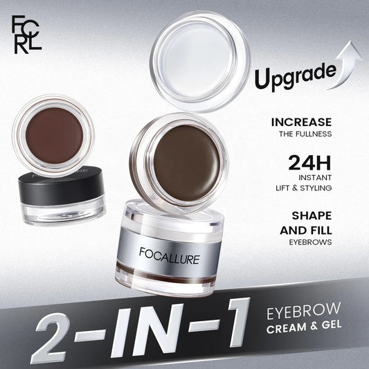 BrowCraft 3-in-1 Brow Ensemble: Cream, Wax, Brush Perfection Kit