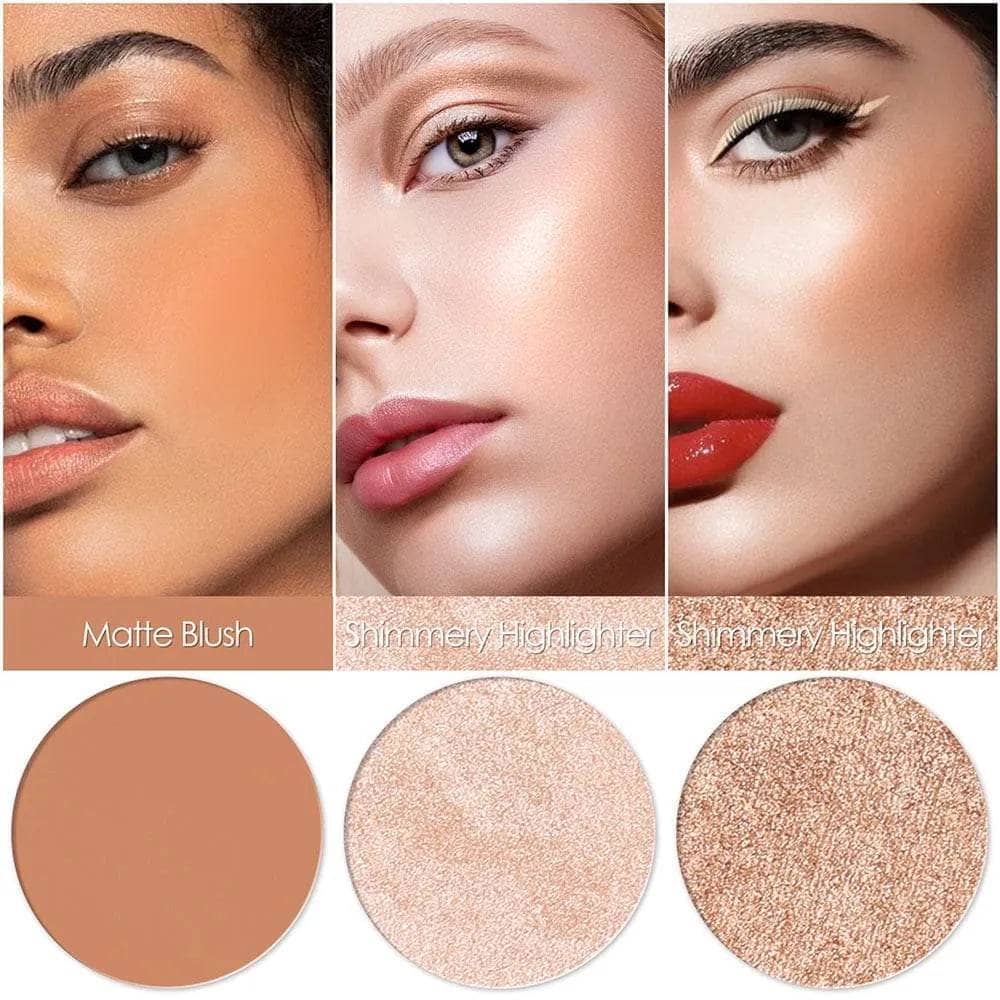 3in1 Blush and Highlighter Palette